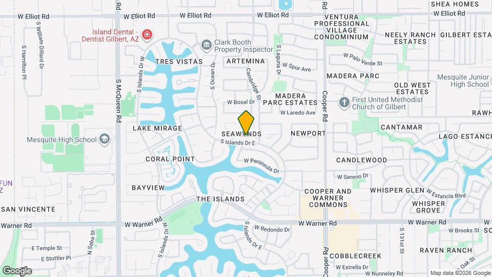 1083 W Sandy Banks Map and Location Details