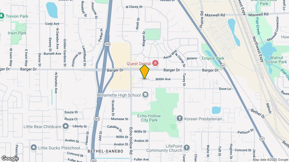 West Eugene Duplexes Mapa y Detalles de la Ubicación