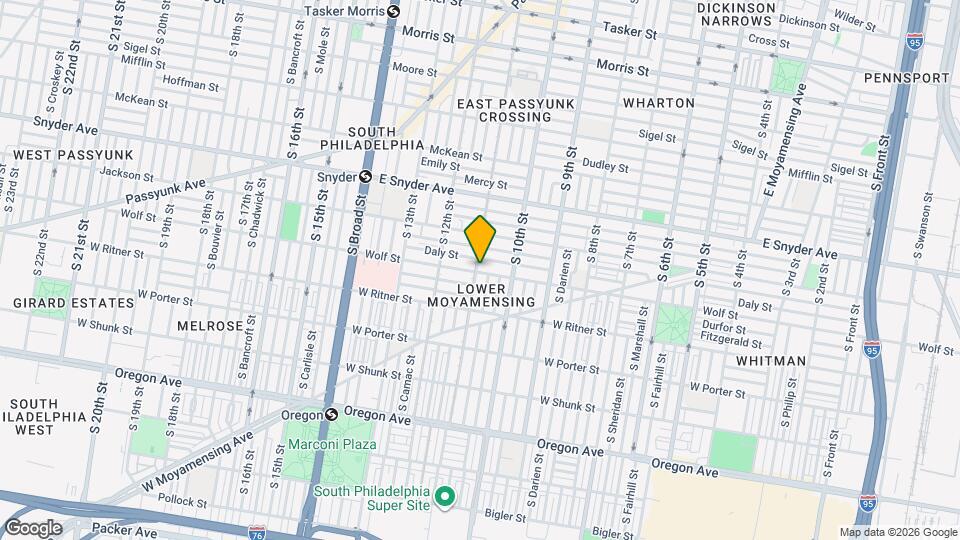 2229 S 11th St Map and Location Details