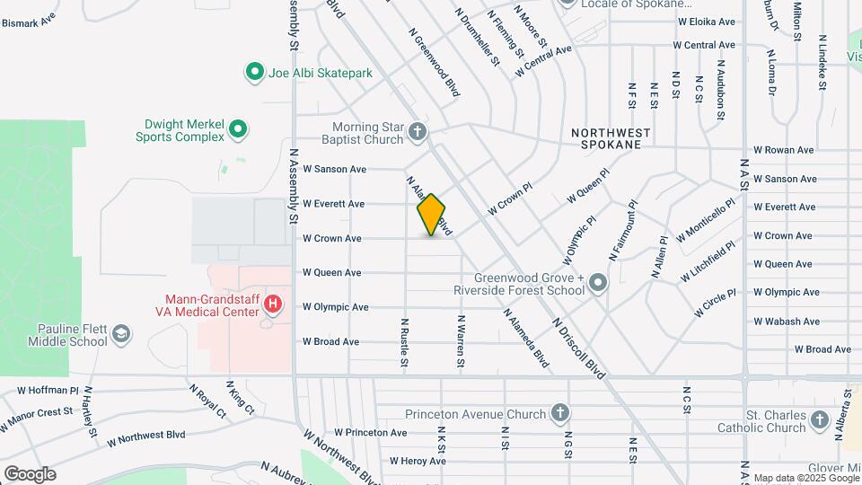 3903 W Crown Ave Map and Location Details