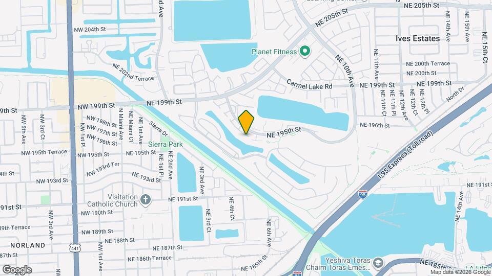 616 NE 195th St Map and Location Details