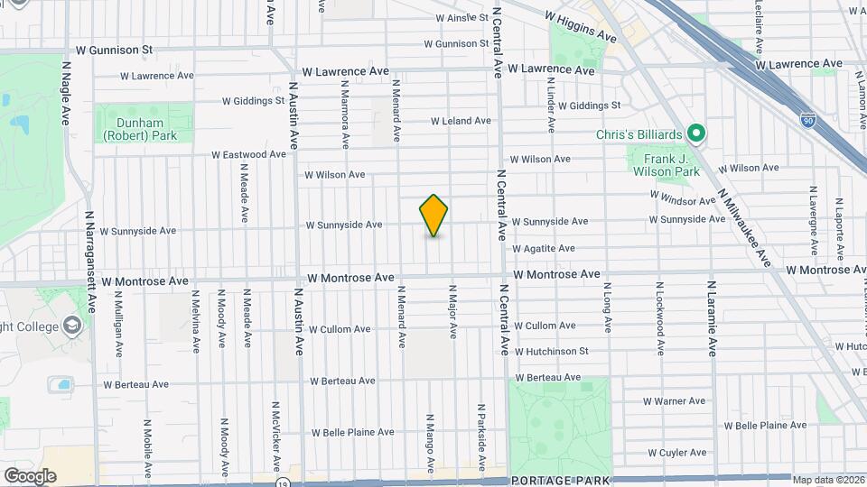 4439 N Mango Ave Mapa y Detalles de la Ubicación