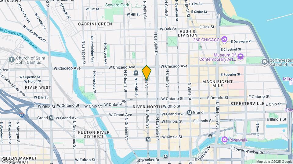 632 N Wells St Mapa y Detalles de la Ubicación
