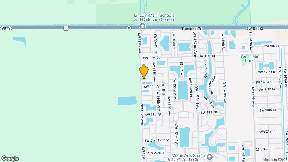 15650 SW 13th Terrace Map and Location Details