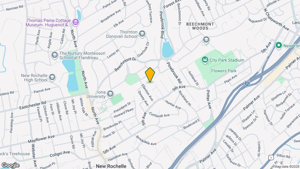 47 Hillcrest Ave Mapa y Detalles de la Ubicación