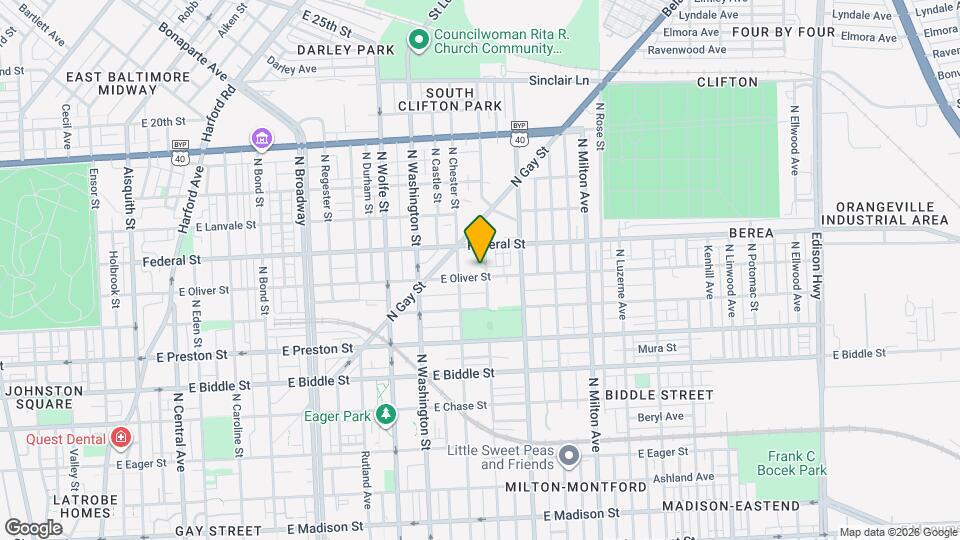 2138 E Oliver St Mapa y Detalles de la Ubicación