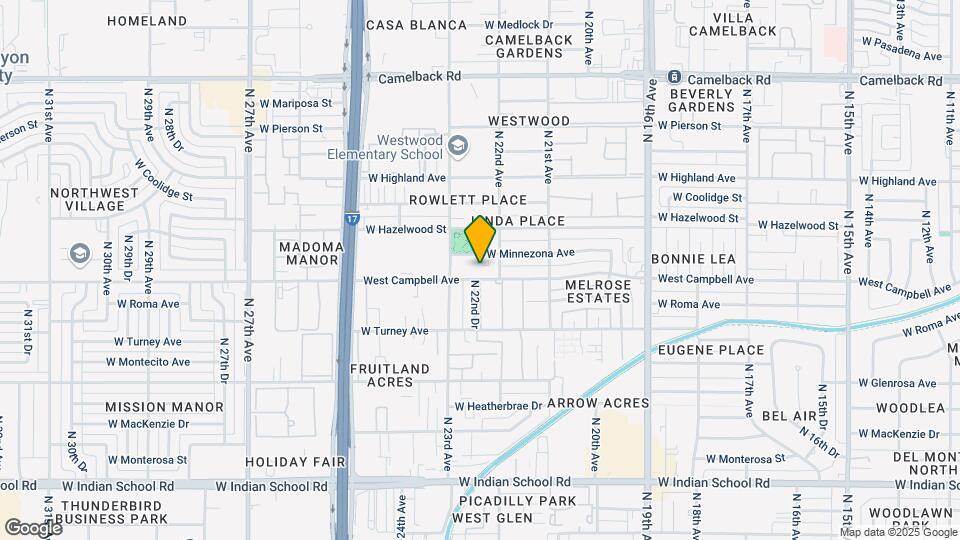 2222 W Campbell Ave Mapa y Detalles de la Ubicación