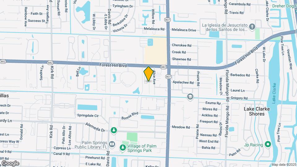 1145 Colonial Palms Way Map and Location Details