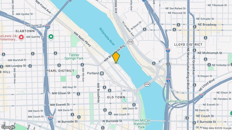 920 NW naito pkwy #j20 Map and Location Details