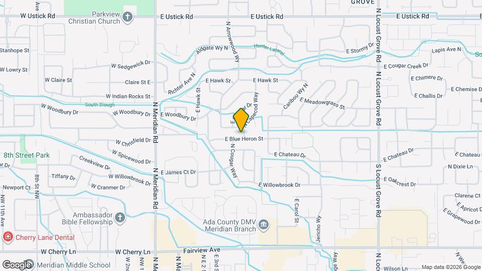 610 E Blue Heron St Map and Location Details