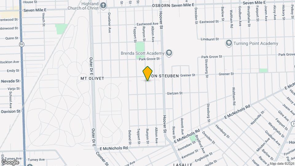 17878 Runyon St Map and Location Details