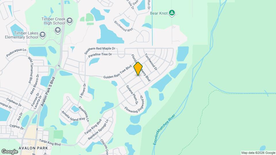 2214 Black Mangrove Dr Map and Location Details