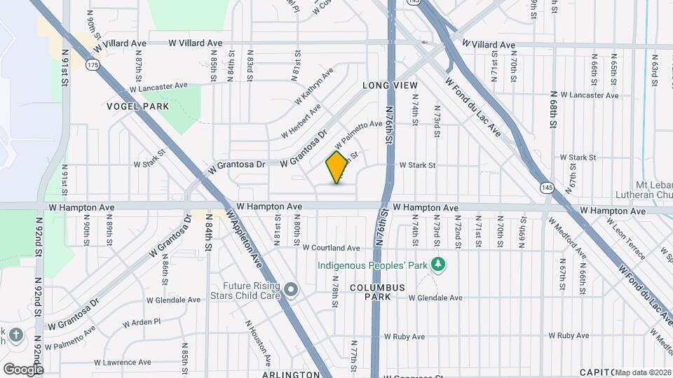 7737 W Luscher Ave Map and Location Details