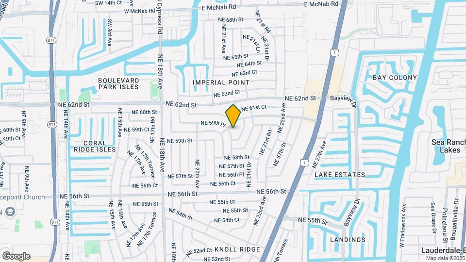 5920 NE 21st Way Map and Location Details