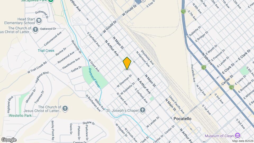 941 N Arthur Ave Map and Location Details