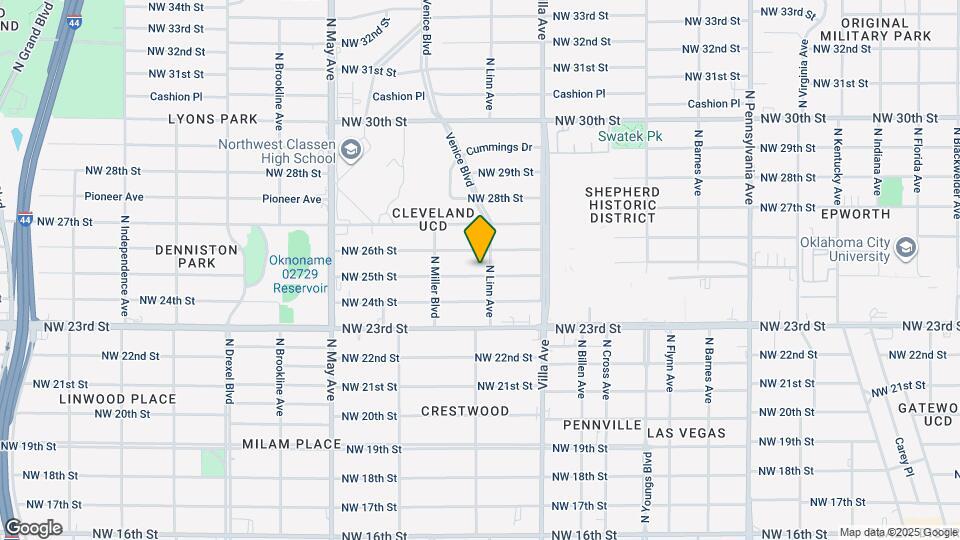 2609 NW 25th St Map and Location Details