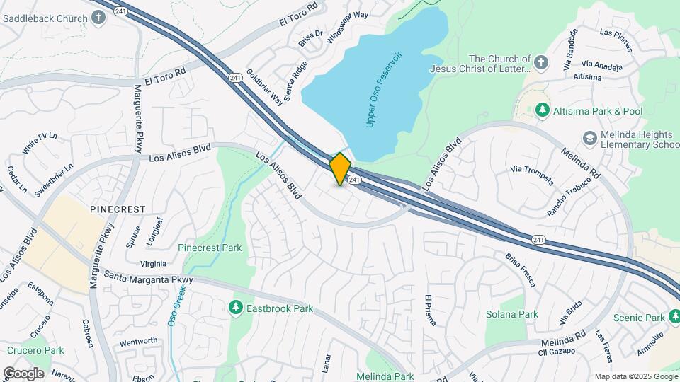 28715 Los Alisos Blvd Map and Location Details