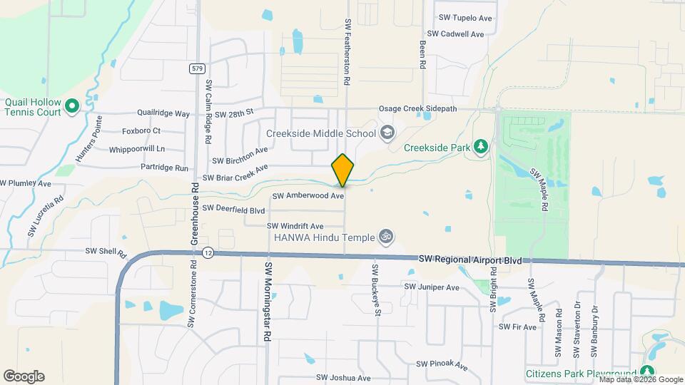 2900 SW Amberwood Ave Map and Location Details