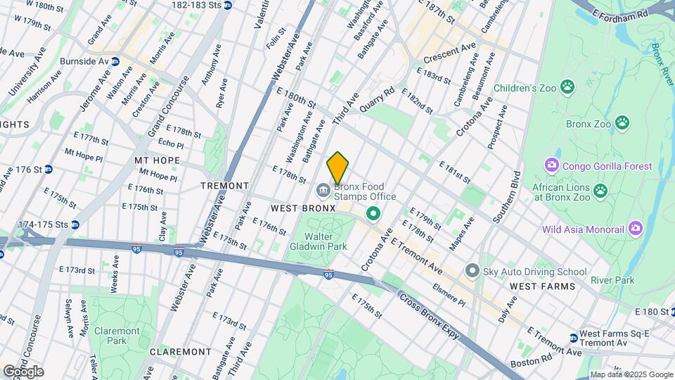 565 E 178th St Map and Location Details