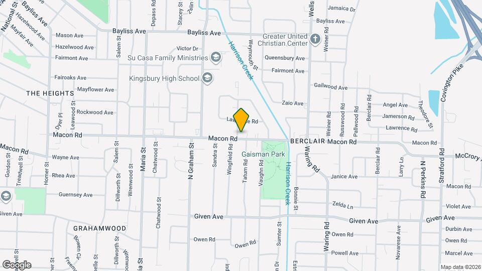 4126 Macon Rd Map and Location Details