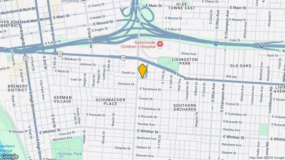 603 E Beck St Map and Location Details