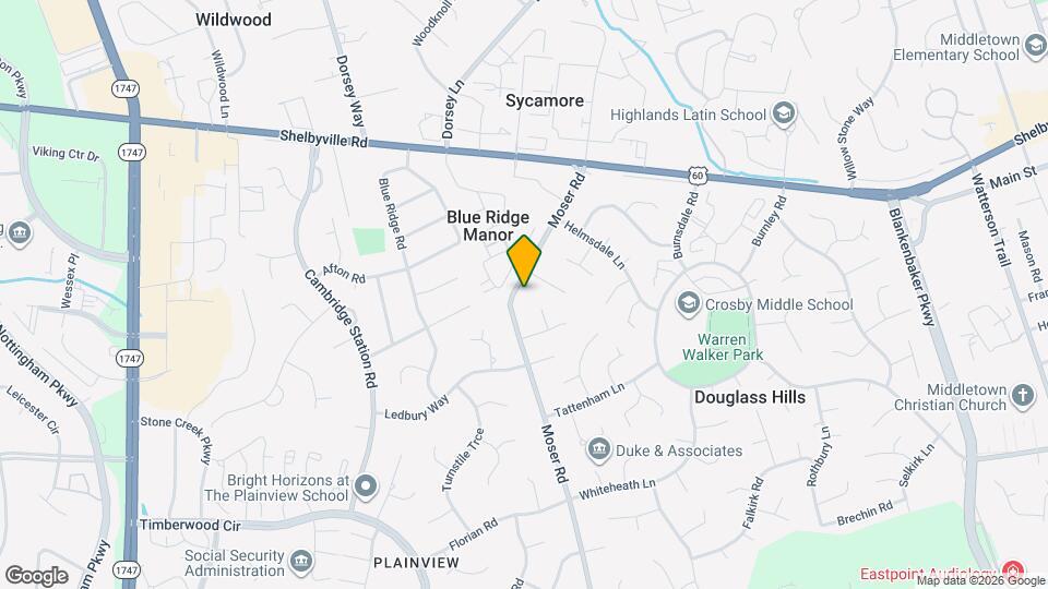 305 Moser Rd Map and Location Details