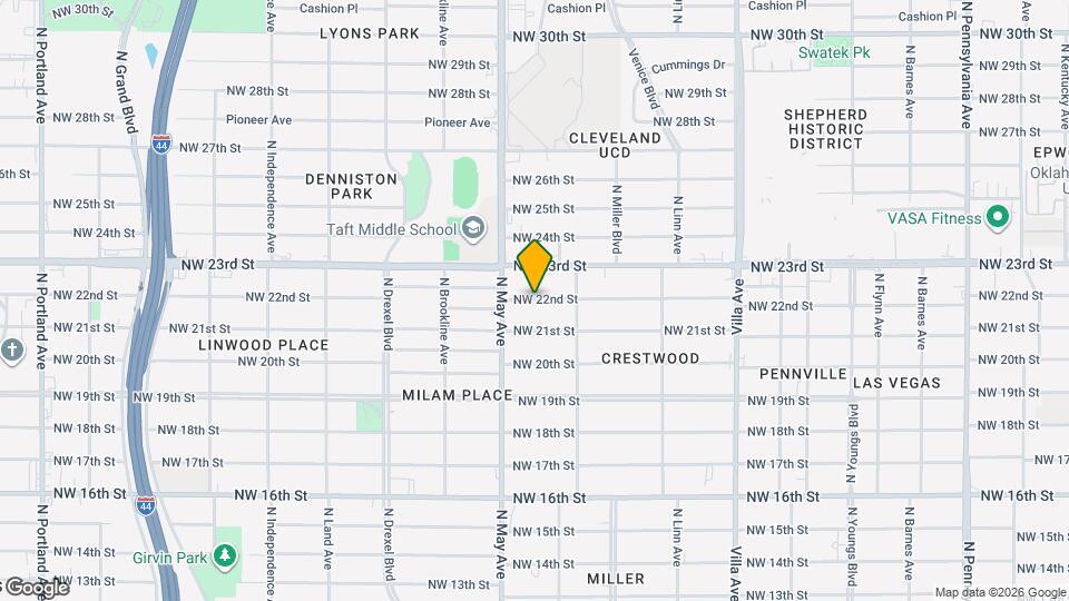 2835 NW 22nd St Map and Location Details