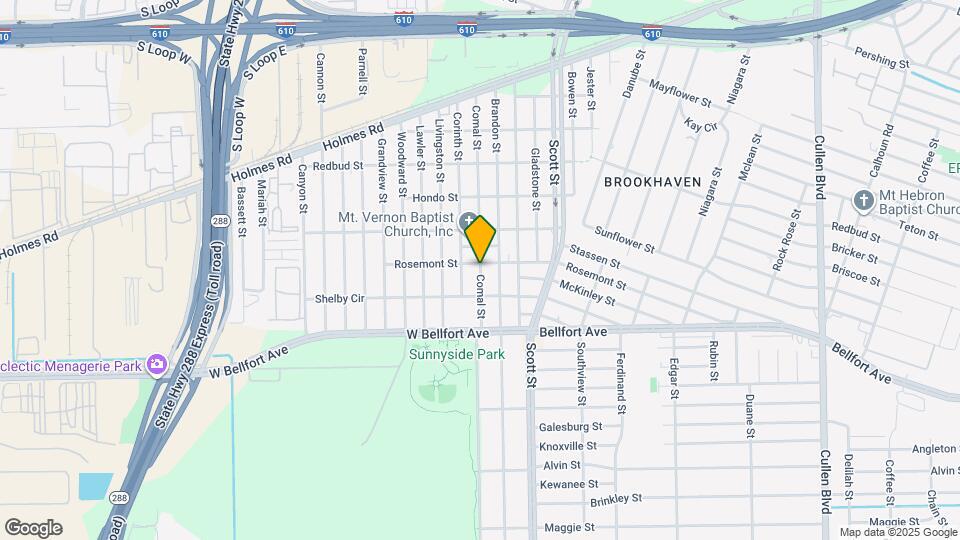 8306 Comal St Map and Location Details