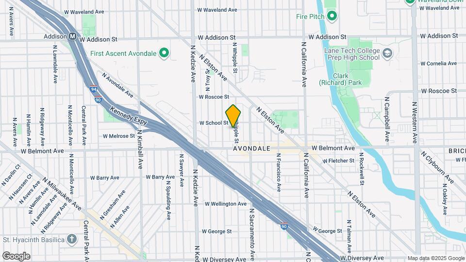3238 N Whipple St Map and Location Details