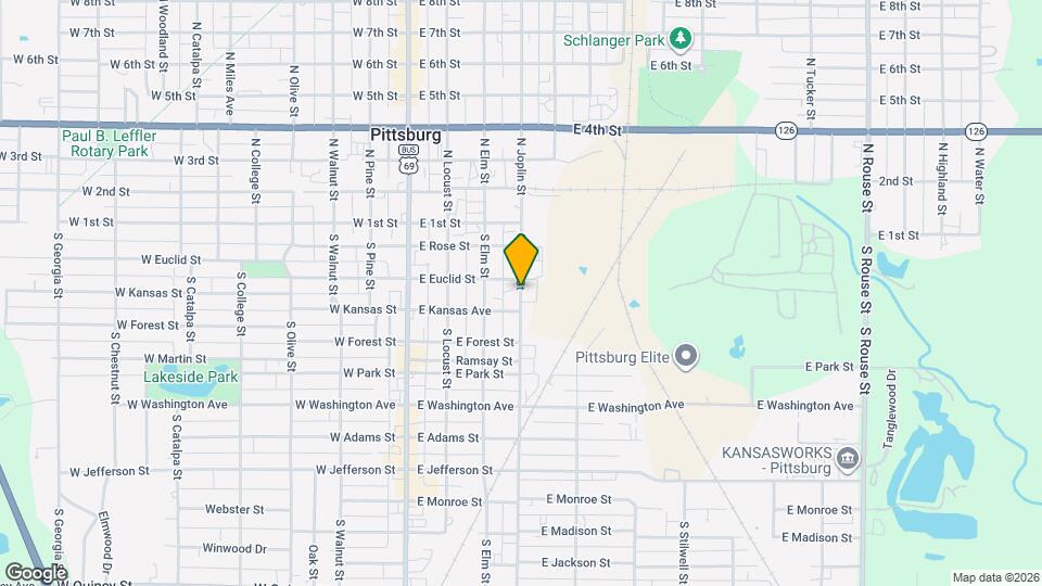 306 S Joplin St Map and Location Details