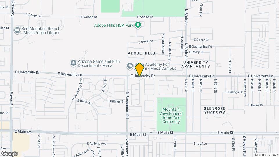 7660 E Baltimore St Map and Location Details