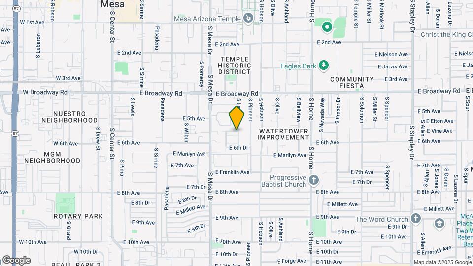 463 E Vine Ave Mapa y Detalles de la Ubicación