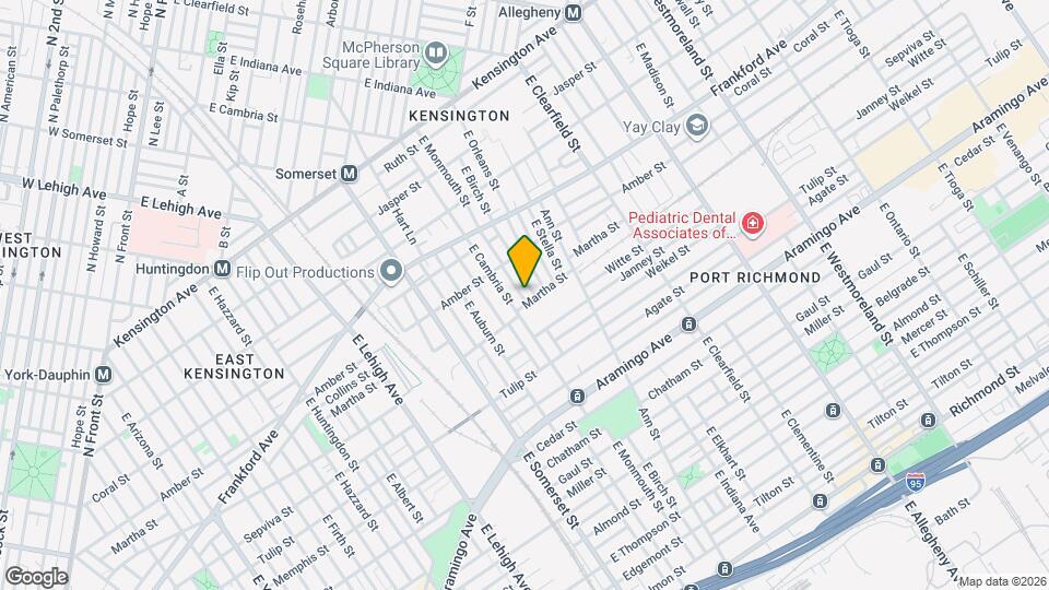 2157 E Monmouth St Map and Location Details