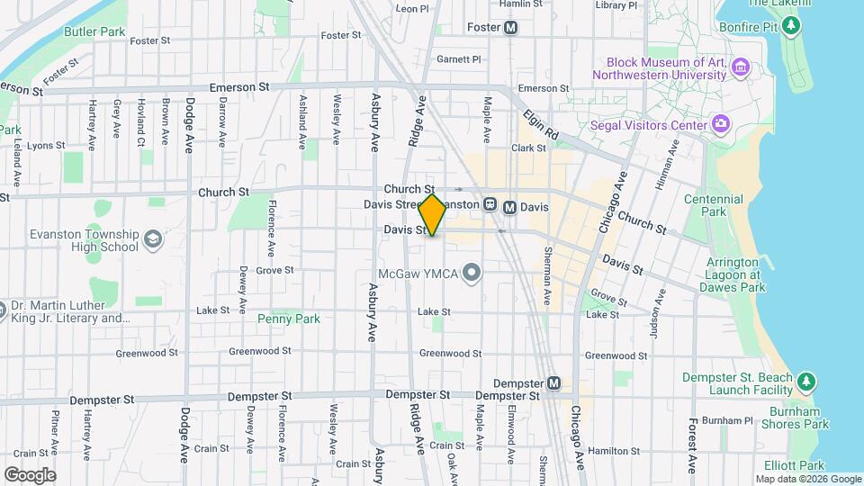 BJB Evanston - 1576 Oak Mapa y Detalles de la Ubicación