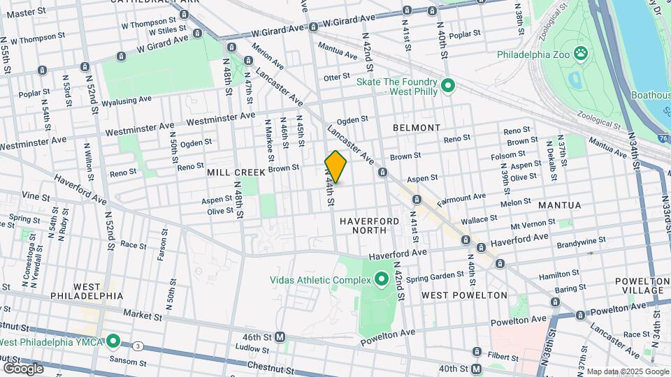 743 N 44th St Map and Location Details