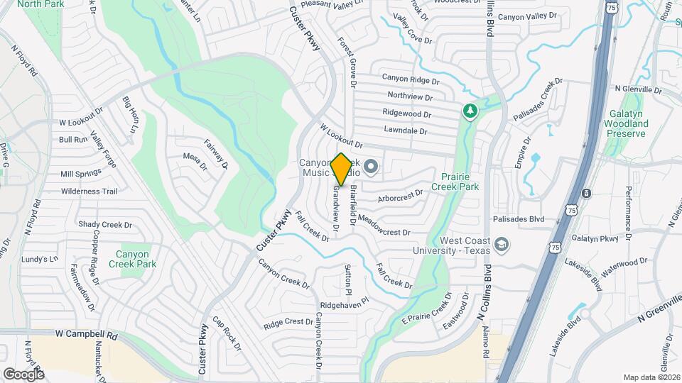 2418 Grandview Dr Map and Location Details