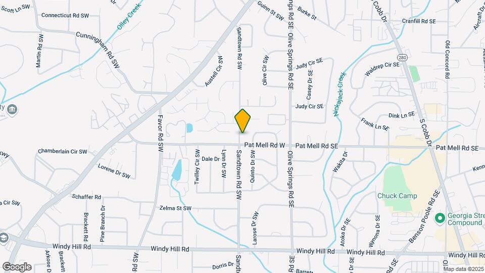 2077 Sandtown Rd SW Map and Location Details