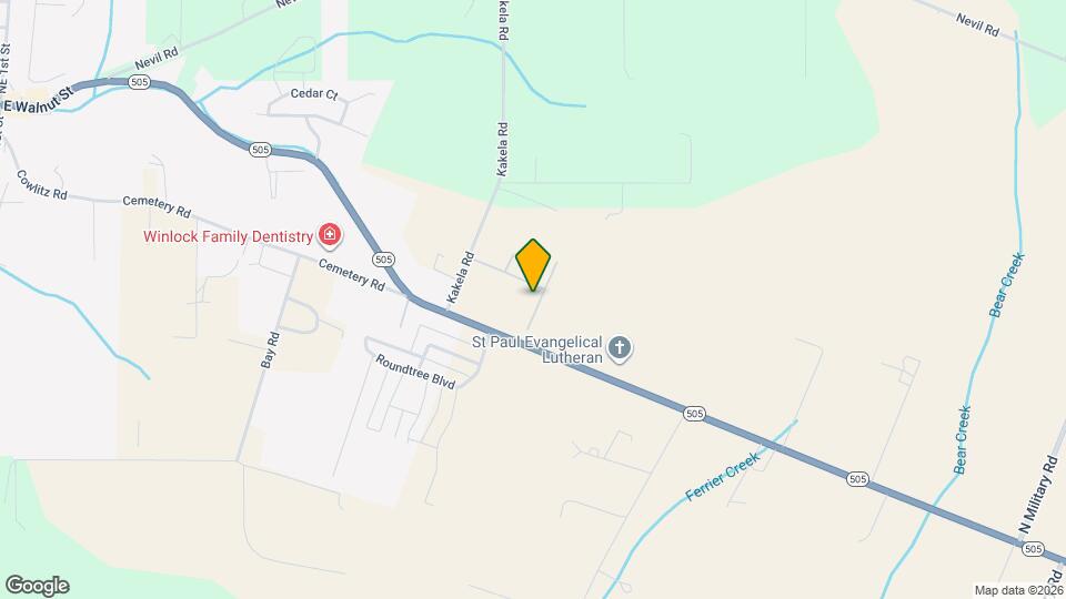 1011 Peach Rd Map and Location Details