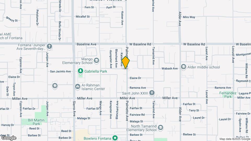 17291 Wabash Ave Map and Location Details