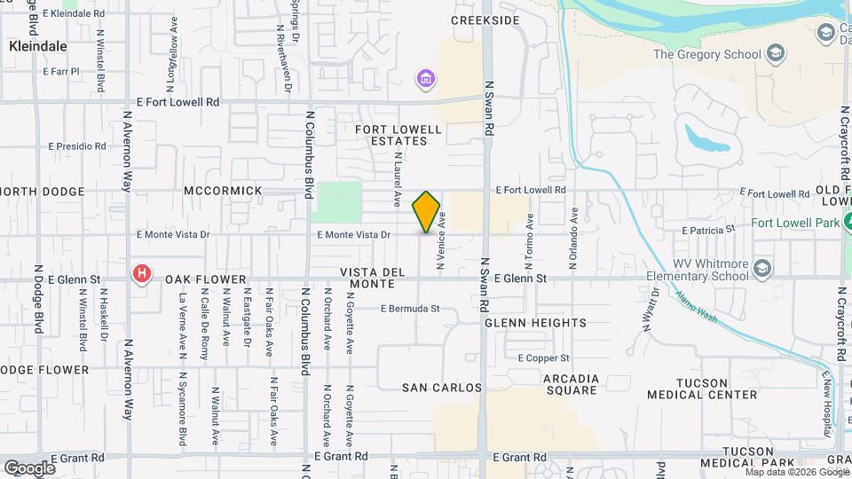 2866 N Desert Ave Map and Location Details