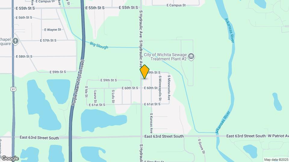 6032 S Hydraulic Ave Map and Location Details