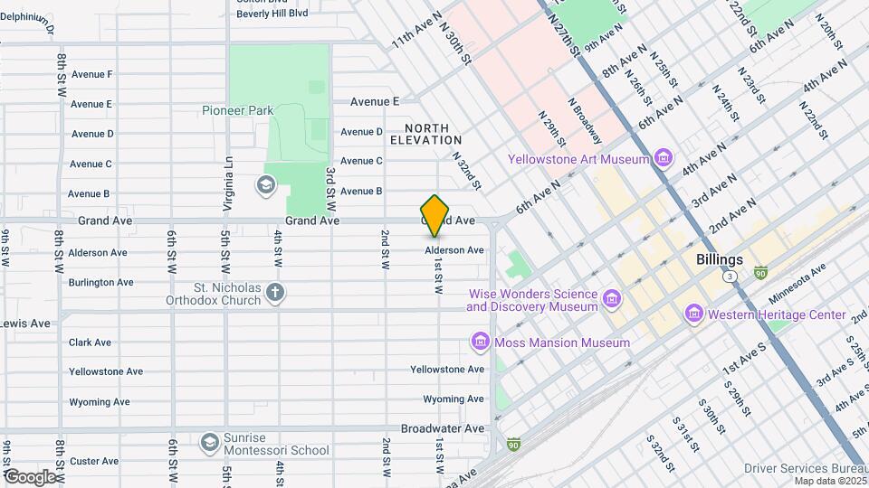 1302 1st St W Map and Location Details
