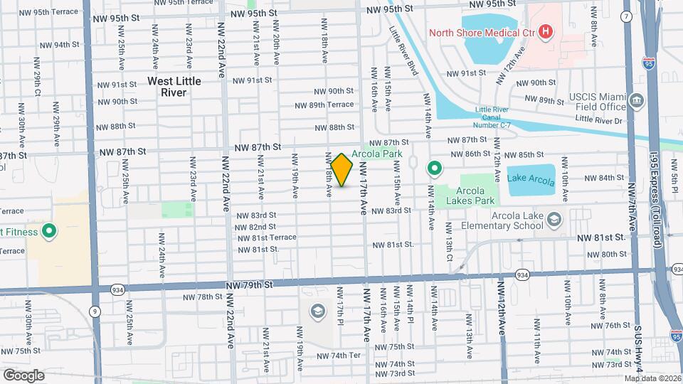 1770 NW 84th St Map and Location Details