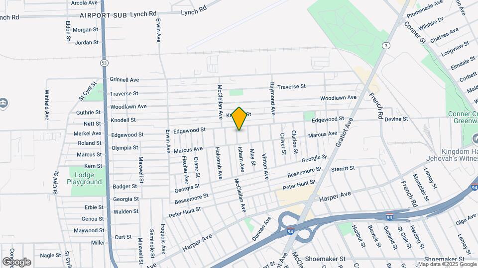 9142 Isham Ave Map and Location Details