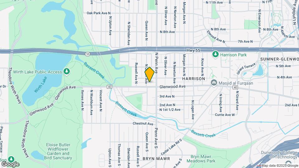 2222 Glenwood Ave Map and Location Details