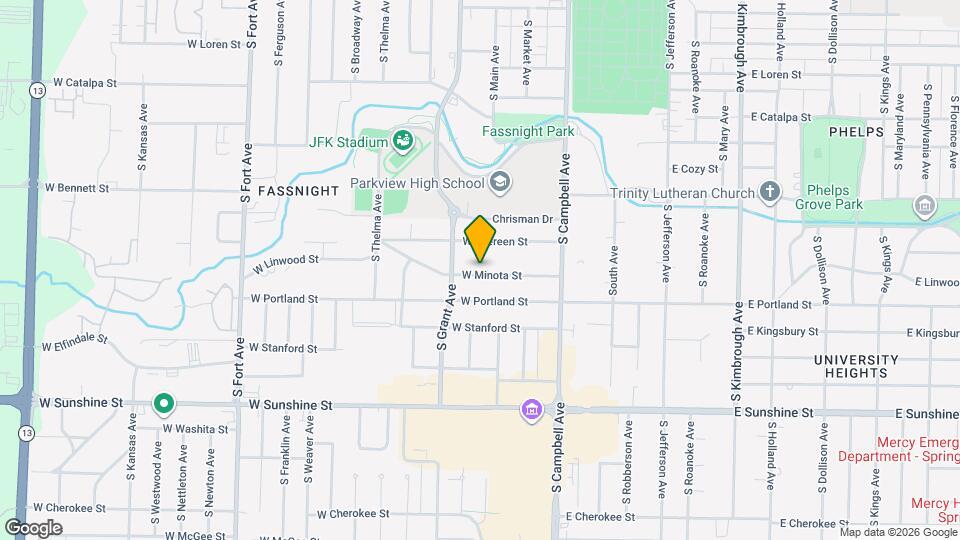611 W Minota St Map and Location Details