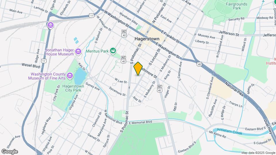 237 S Locust St Map and Location Details