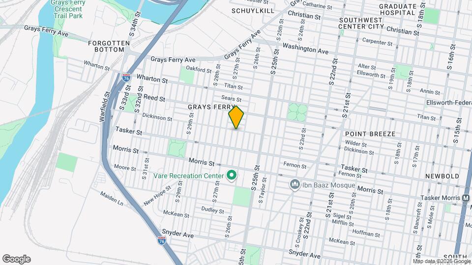 1502 S Bailey St Map and Location Details