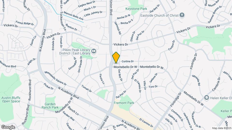 2870 Montebello Dr W Map and Location Details