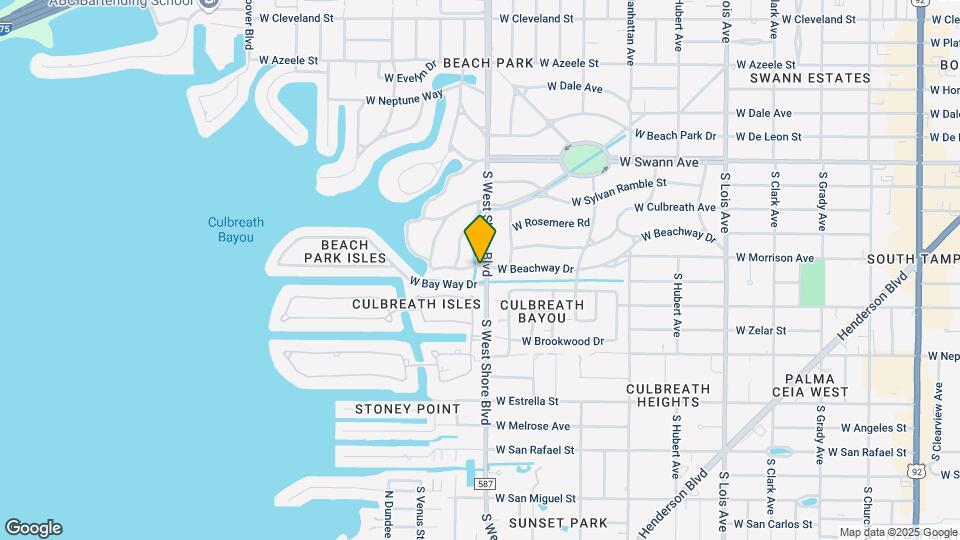 4802 W Beachway Dr Map and Location Details